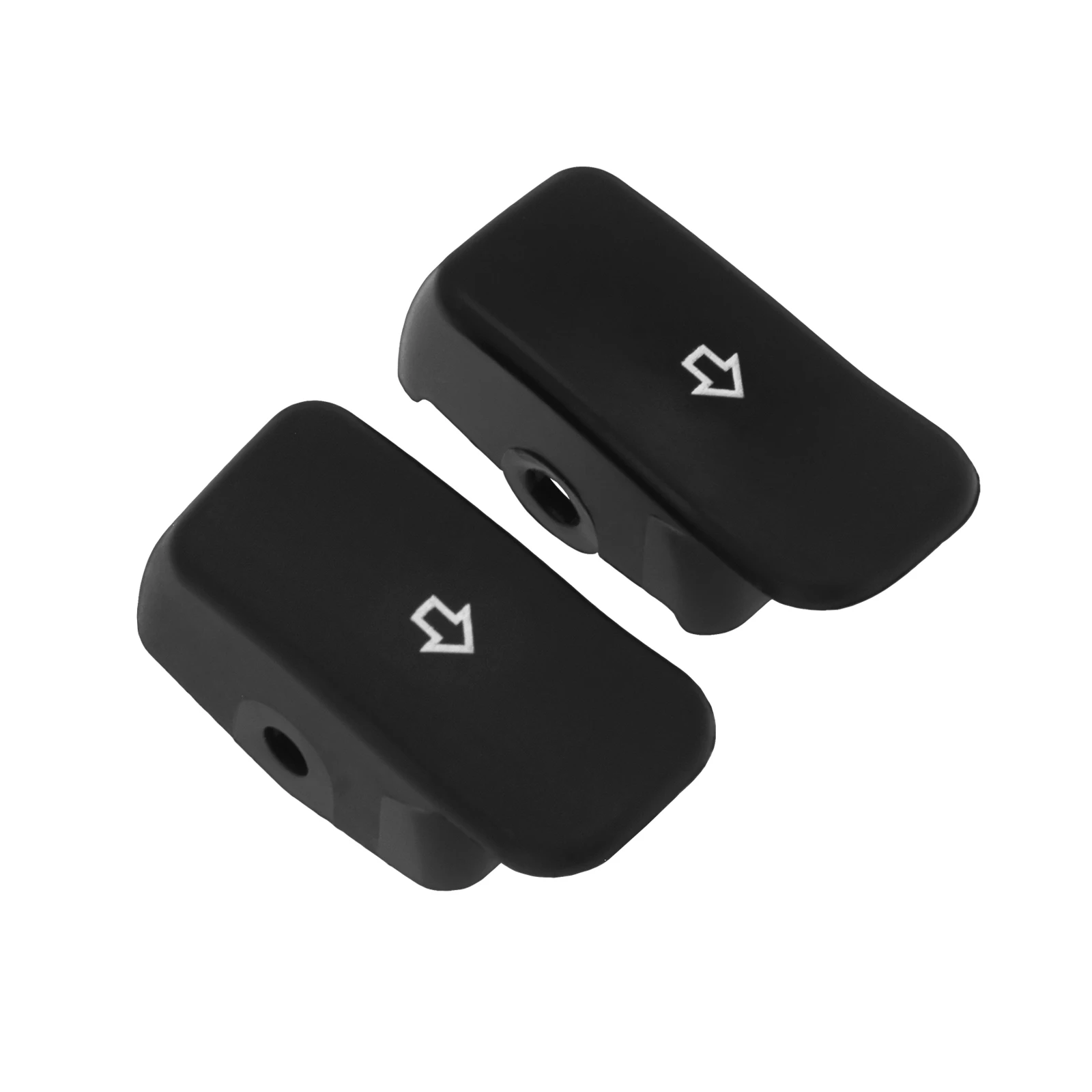 Motorcycle Turn Signal Switch Extension Caps Black Extended Button Cover For Harley Softail Breakout Slim FLS FLST FXD FXST