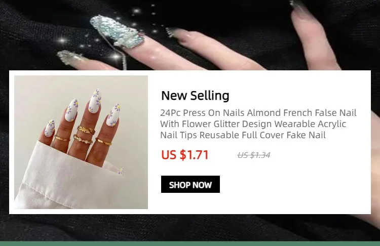 24pcs False Nails Solid Color Long Ballet Fake Nails Full Cover Coffin Nail Tips Press On Nails Kit With Glue Detachable