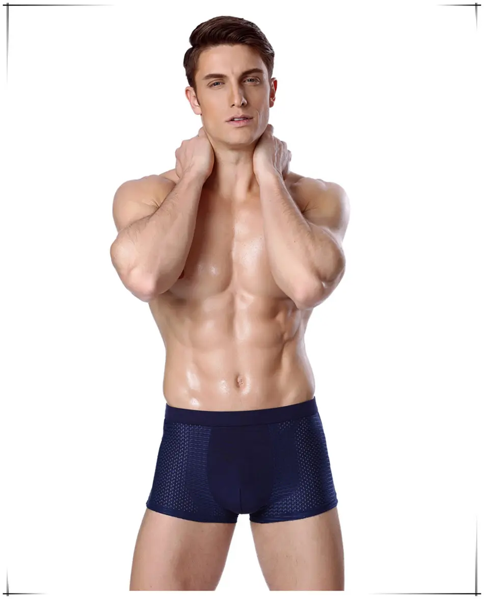 8pcs/Lot Panties Underwear Boxer Men's Sexy Mesh Male Shorts Transparent Plus Large Size 6xl 7xl 8xl Trunks for Man