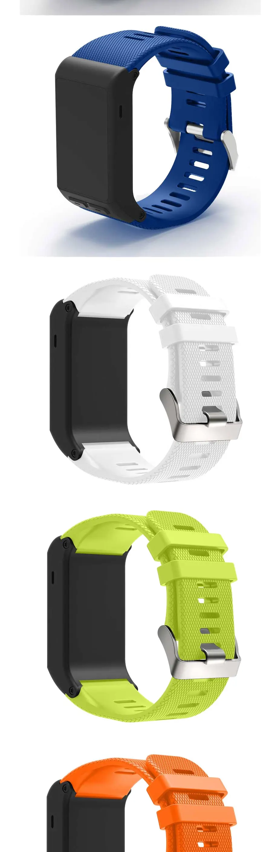 Soft Silicone Watch Strap For Garmin Vivoactive Replacement Wrist Strap with tool Watch Band For Vivoactive HR Bangle Accessory