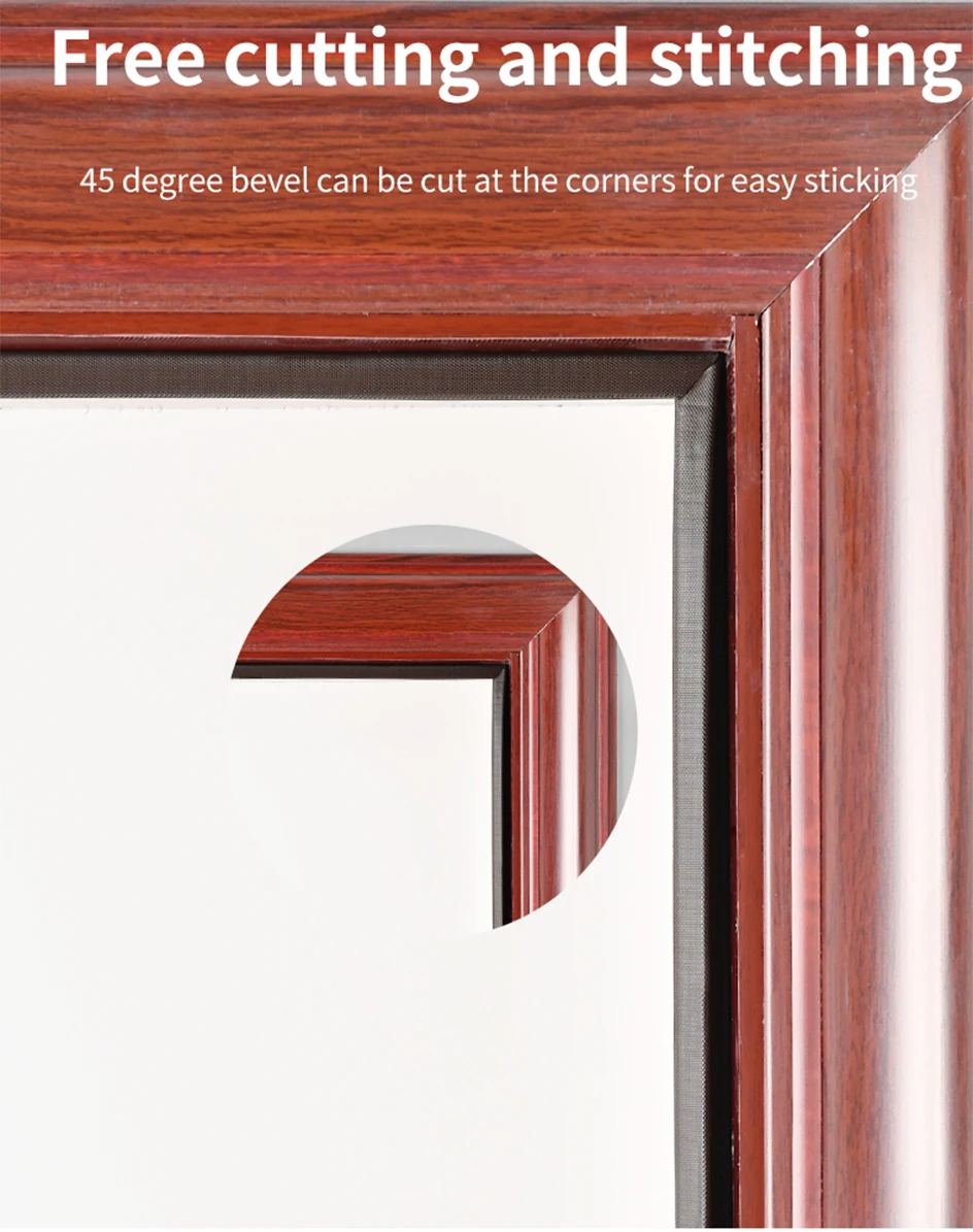 V Shape Weather Stripping Foam Strip Tape Seal Insulation Soundproofing Anti-Collision for Doors and Window Frame Gasket Draft