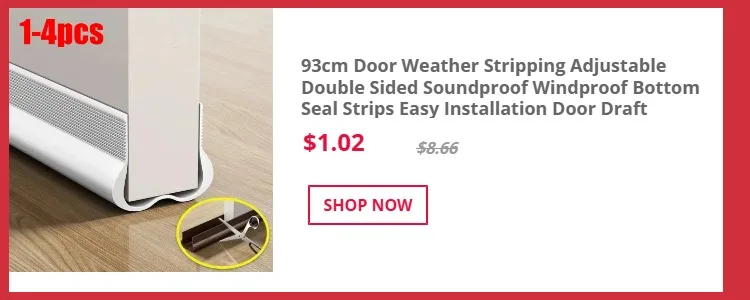 V Shape Weather Stripping Foam Strip Tape Seal Insulation Soundproofing Anti-Collision for Doors and Window Frame Gasket Draft