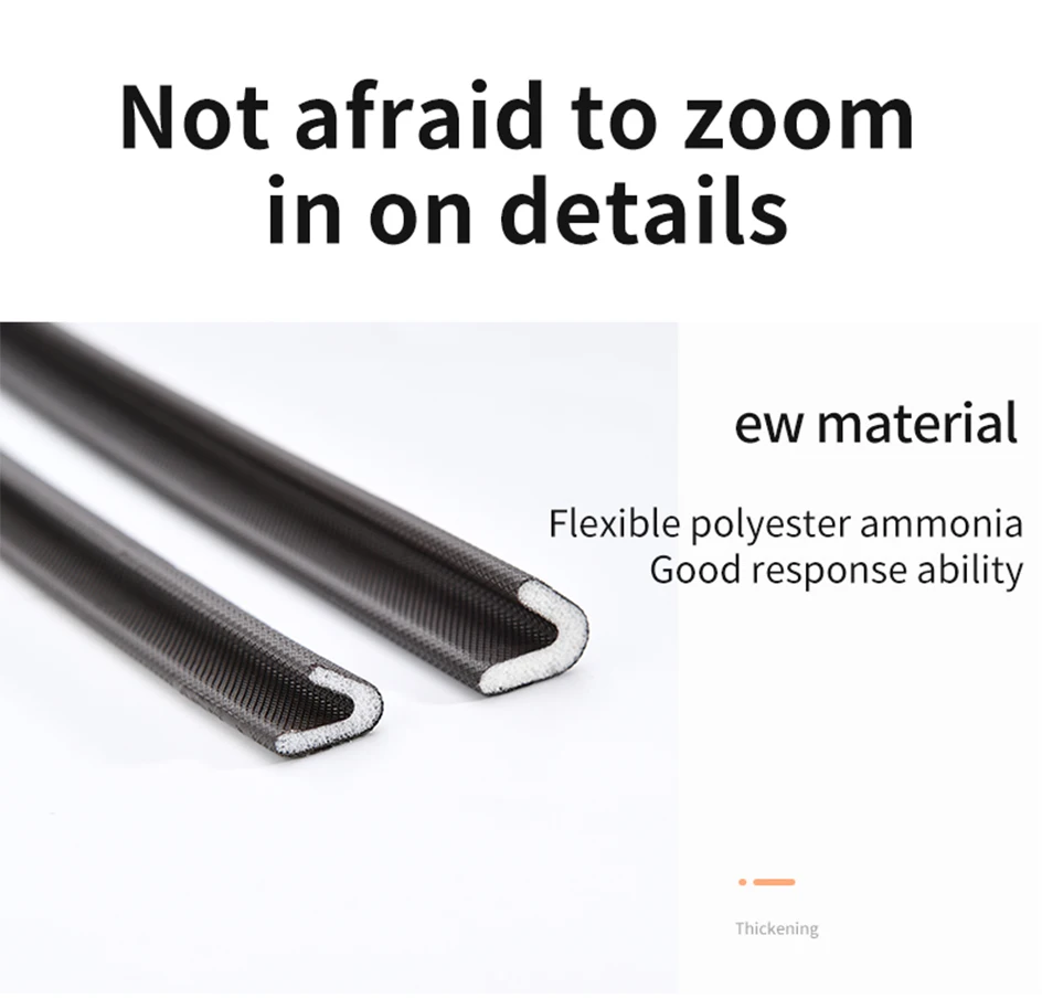 V Shape Weather Stripping Foam Strip Tape Seal Insulation Soundproofing Anti-Collision for Doors and Window Frame Gasket Draft