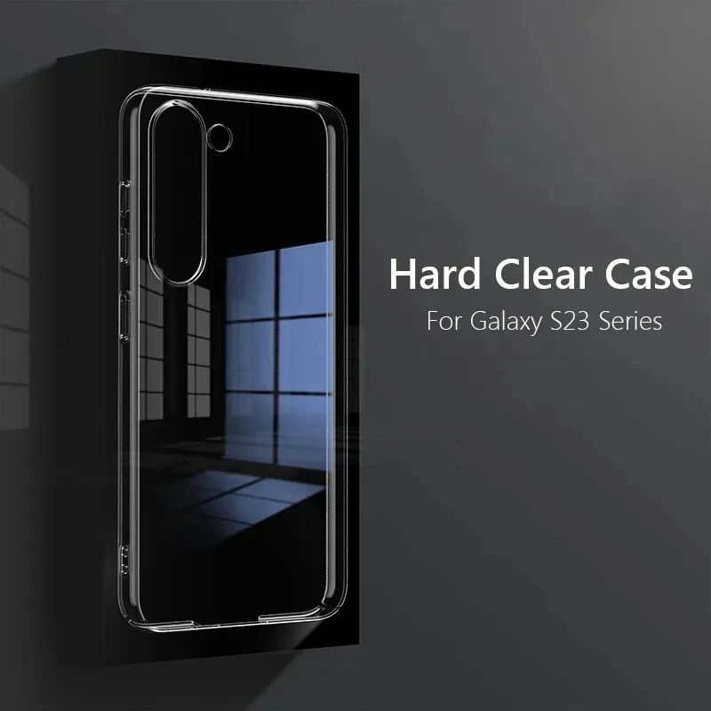 Hard PC Plastic Phone Case For Samsung Galaxy S21 S20 S23 FE S22 S24 Ultra S8 S9 S10 Plus Note 20 10 9 8 A53 A24 A34 A54 A52 A72