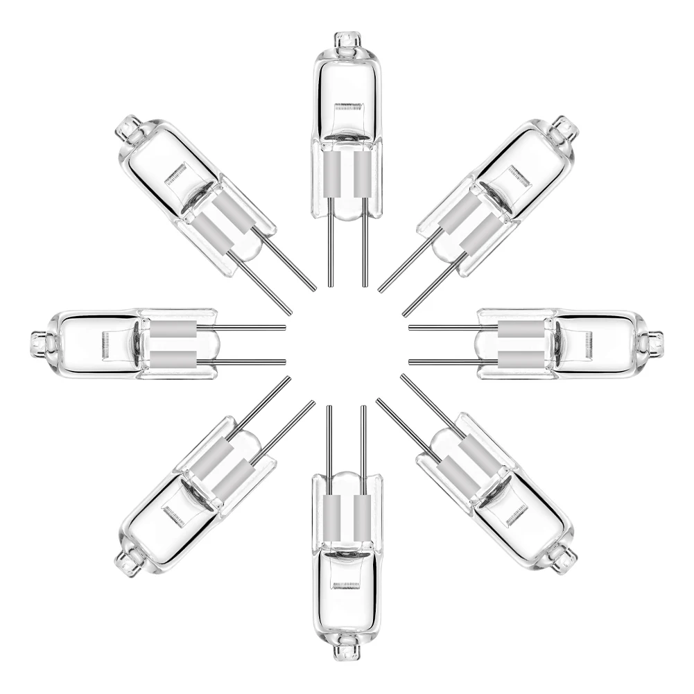 10pcs 12V G4 Halogen Bulb 12v G4 Bulb G4 Halogen Bulb Warm White Bulb Beads Crystal Lamp Halogen Bulb 5W/10W/20W/35W/50W