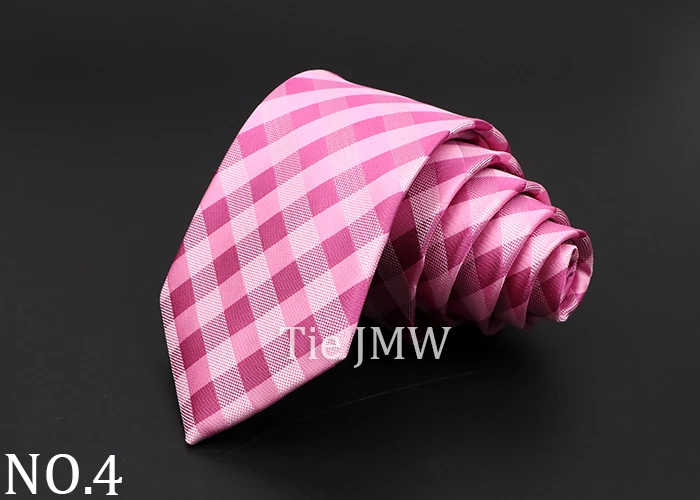 Casual 7cm Plaid Ties For Men Skinny Red Blue Tie Fashion Polyester Strip Necktie Business Slim Shirt Accessories Gift Cravate