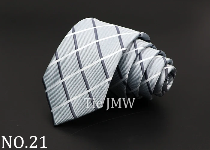 Casual 7cm Plaid Ties For Men Skinny Red Blue Tie Fashion Polyester Strip Necktie Business Slim Shirt Accessories Gift Cravate