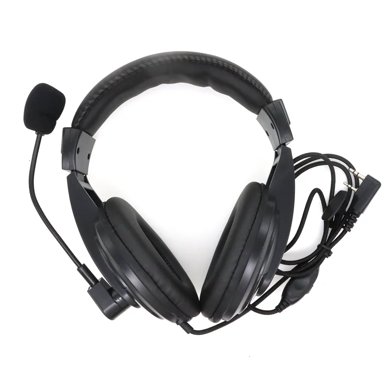 Noise Cancelling Earphone for BaoFeng UV5R UV-82 BF-888S VOX Mic Earpiece PTT Walkie Talkie Headset Kenwood Radio KDC1