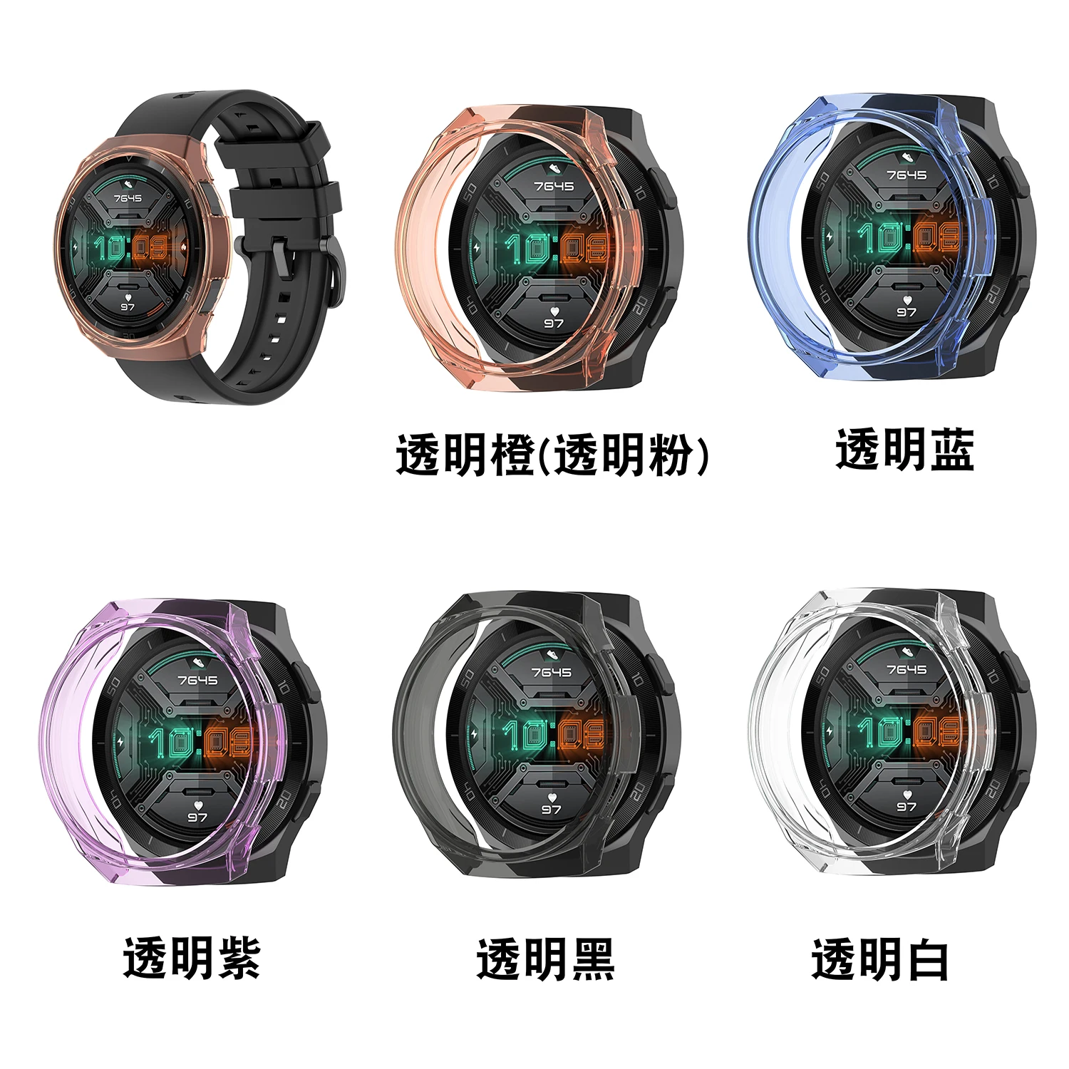 ZENHEO Silicone Sport Watch Strap for Huawei Watch GT 2e Original SmartWatch Band Replacement GT2e WristBand 22mm Bracelet Belt