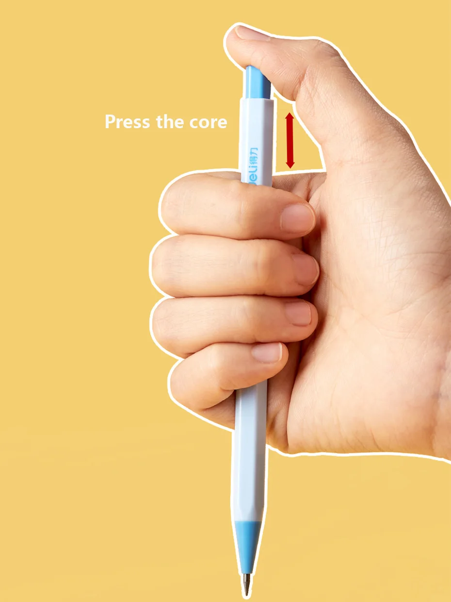 Deli Mechanical Pencil 2.0mm Lead HB 2B Sketch Writing Automatic Pencil Refills for Kids Stationery with Sharpener Pencil