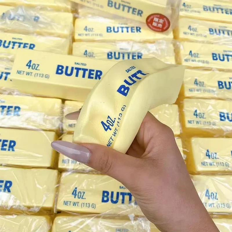 Soft Slow Rebound Butter Stick Squeeze Stress Relief Squishy Fidget Toy Funny Decompression Stress Anti-Anxiety Gifts