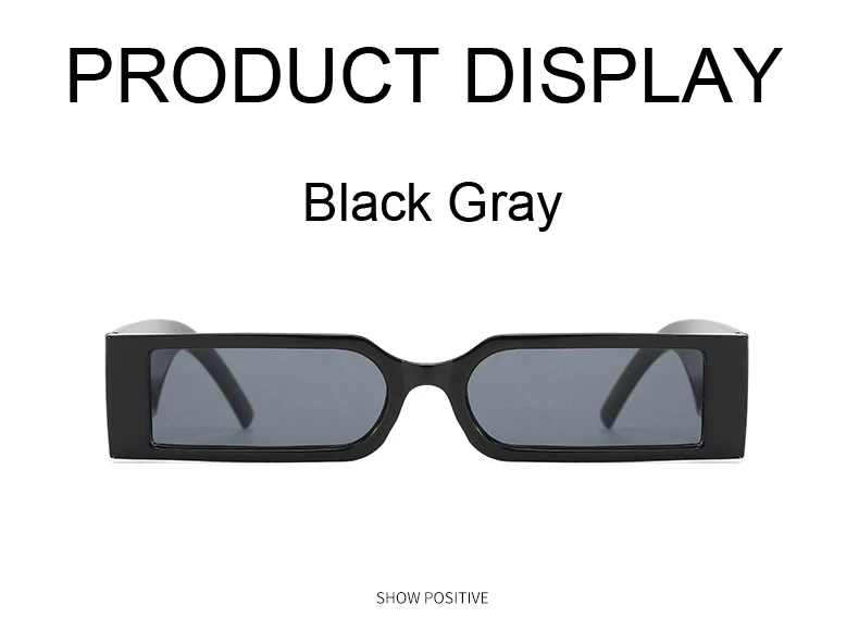 Rectangle Fashion Sunglasses Man Hip Hop Vintage Designer Black Shades Sun Glasses Small Frame Personality Oculos De Sol