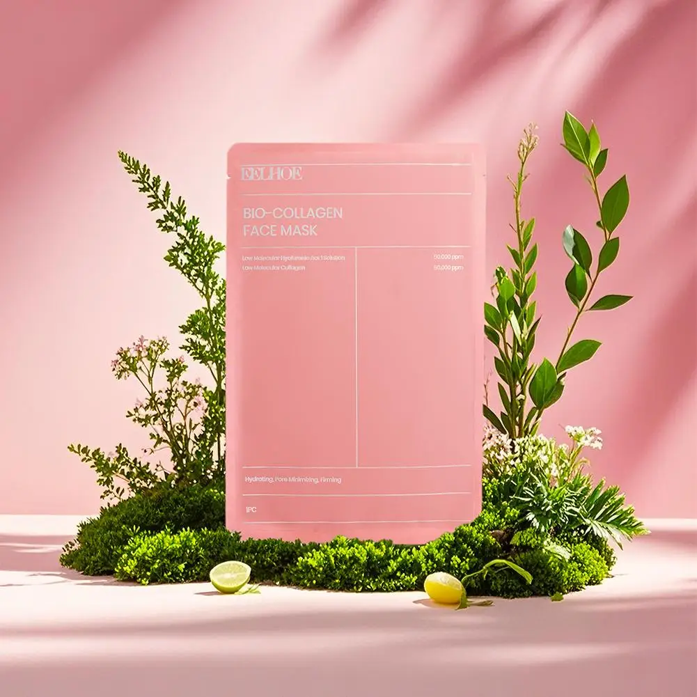 1-10pcs Bio Collagen Face Mask Deep Hydrating Overnight Mask Shrink Pores Moisturizing Refreshing Brightening Korean Skin Care
