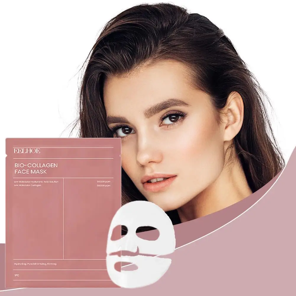 1-10pcs Bio Collagen Face Mask Deep Hydrating Overnight Mask Shrink Pores Moisturizing Refreshing Brightening Korean Skin Care