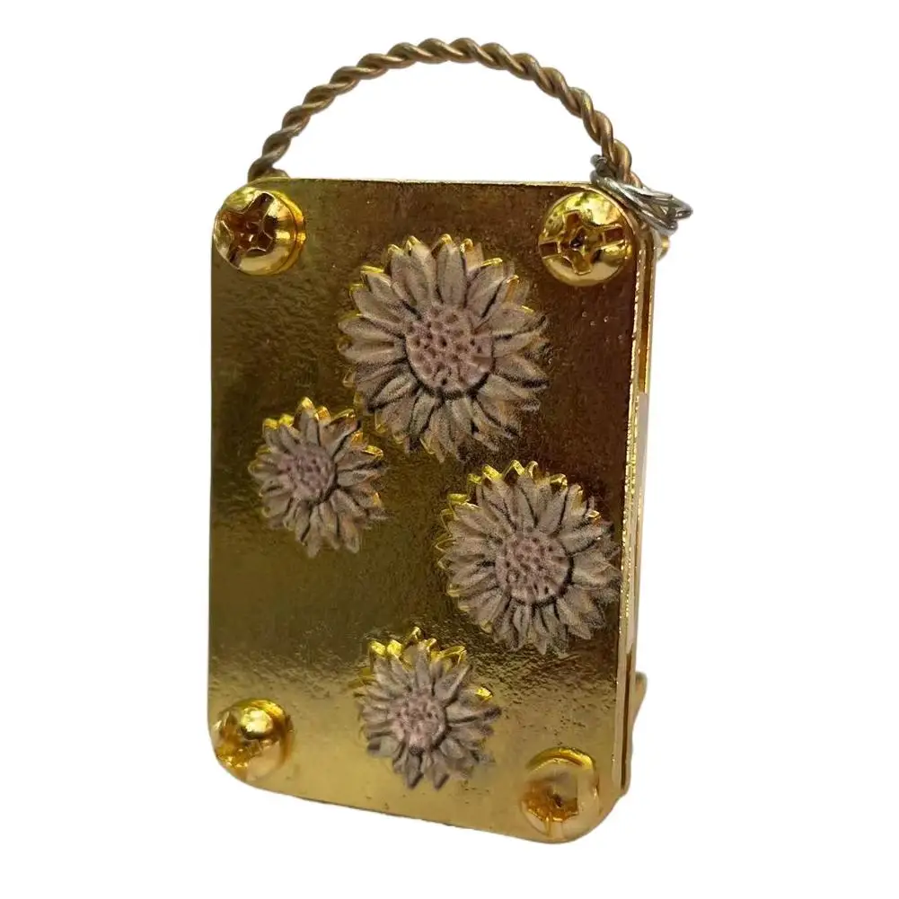 Mini Metal Micro Flower Press Kit Compact DIY Dried Flower Plant Press Preservation Tool for Scrapbooking Crafts Lover Gift