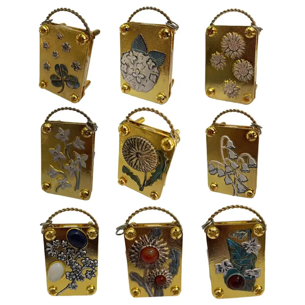 Mini Metal Micro Flower Press Kit Compact DIY Dried Flower Plant Press Preservation Tool for Scrapbooking Crafts Lover Gift
