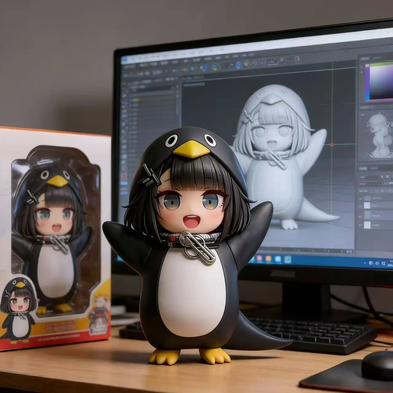IN STOCK 6cm Arknights Endfield Pengmin Figures Pvc Little Cosplay Pengmin Model Anime Collection Desk Display Birthday Gift