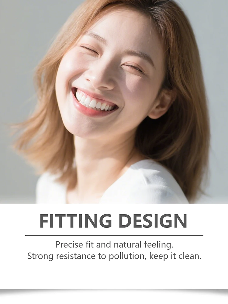 New Fake Teeth Dentures Full Set Natural Upper Lower Silicone Braces Instant Confident Smile Veneers For Men Women Oral Care
