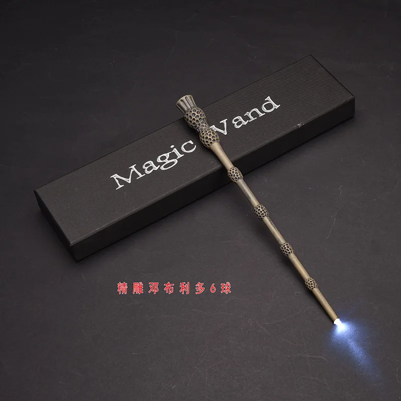 Hot Anime Cosplay Show Glow Harry Wand With Box Children Decoration Toy Accessories For Kids Bacchetta Di Plastic Magic Stick