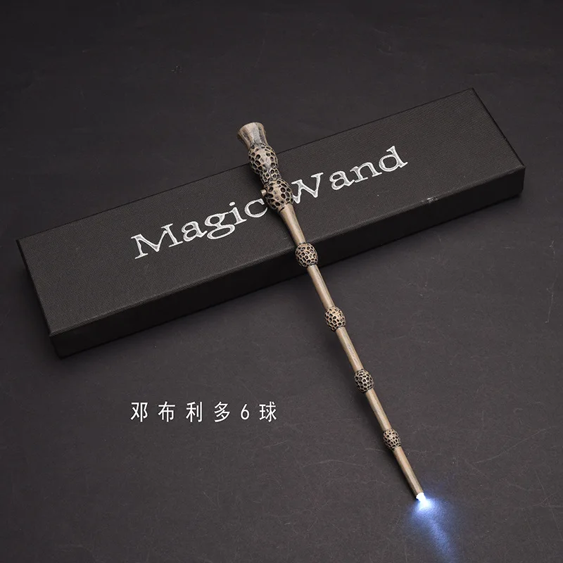 Hot Anime Cosplay Show Glow Harry Wand With Box Children Decoration Toy Accessories For Kids Bacchetta Di Plastic Magic Stick
