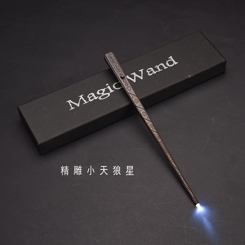 Hot Anime Cosplay Show Glow Harry Wand With Box Children Decoration Toy Accessories For Kids Bacchetta Di Plastic Magic Stick