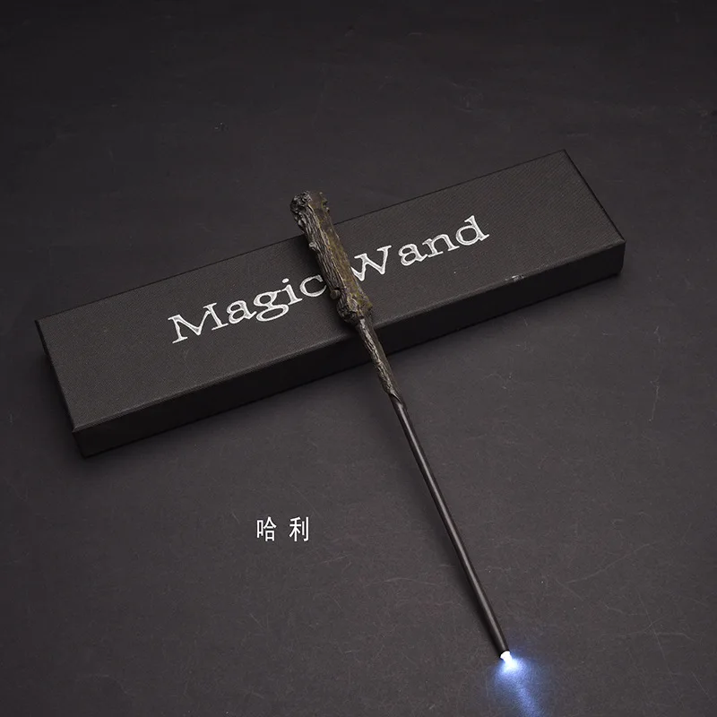 Hot Anime Cosplay Show Glow Harry Wand With Box Children Decoration Toy Accessories For Kids Bacchetta Di Plastic Magic Stick
