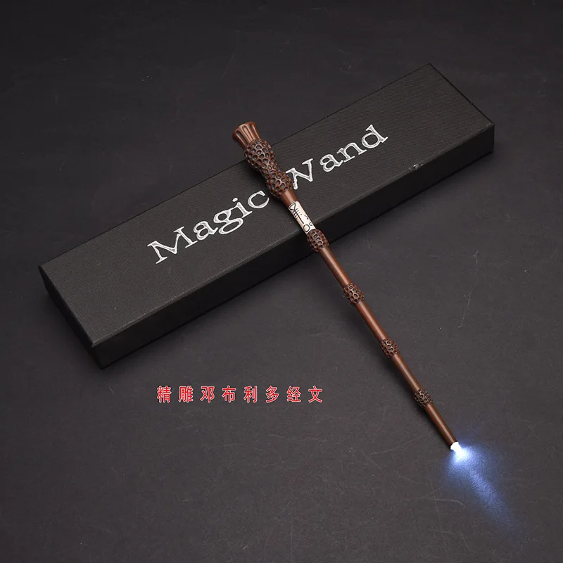 Hot Anime Cosplay Show Glow Harry Wand With Box Children Decoration Toy Accessories For Kids Bacchetta Di Plastic Magic Stick