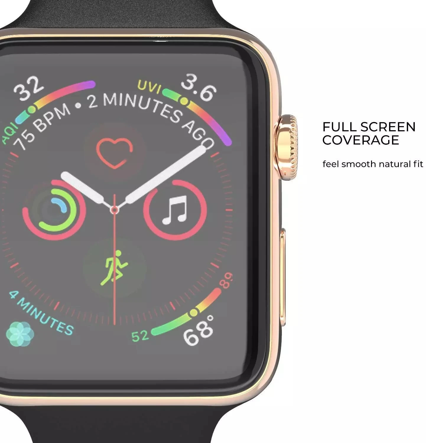 Protective Film For Apple Watch 44mm 45mm 40mm 41mm 49mm 38mm 9D Curved Screen Protector For iWatch Series 9 8 7 6 5 Ultra 3 2 1