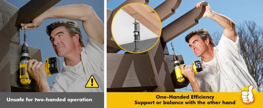 Spring Loaded Screw Holder Bit,Screw Gripper Tool Universal Anti-drop Screwdriver Bit Screws Retaining Holders Clamp Fixing Set