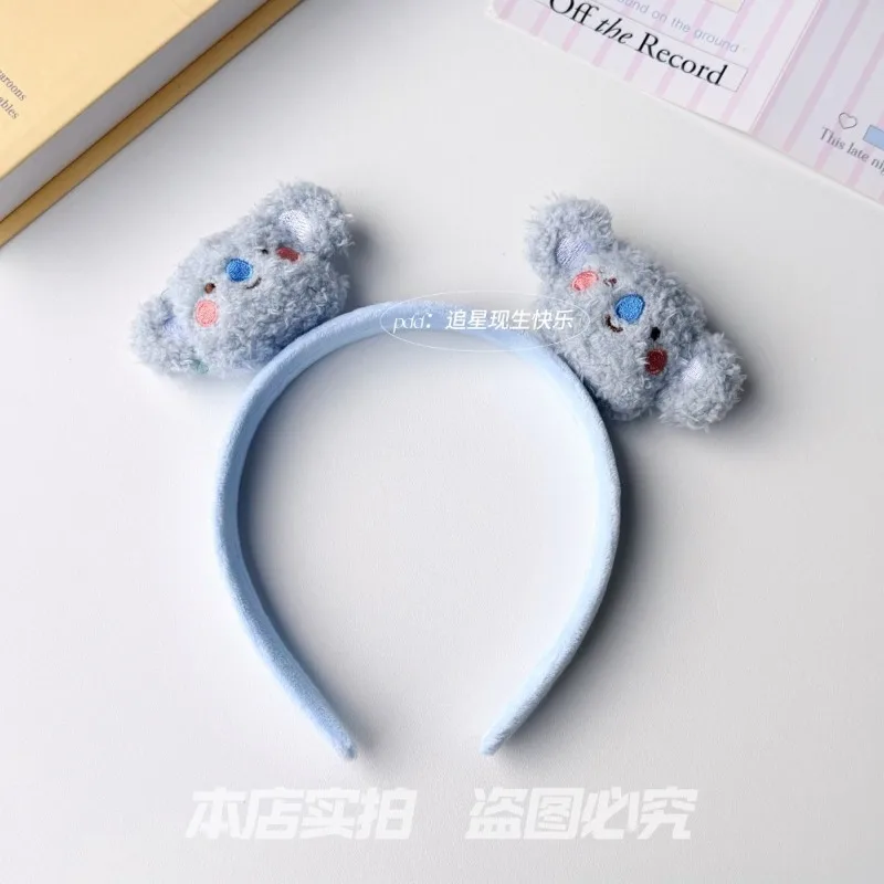BT21 Koya RJ Shooky Man Tata Chimmy Cooky Creative Cartoon Cute Doll Headband Secondary Animation Peripheral Decoration Headband