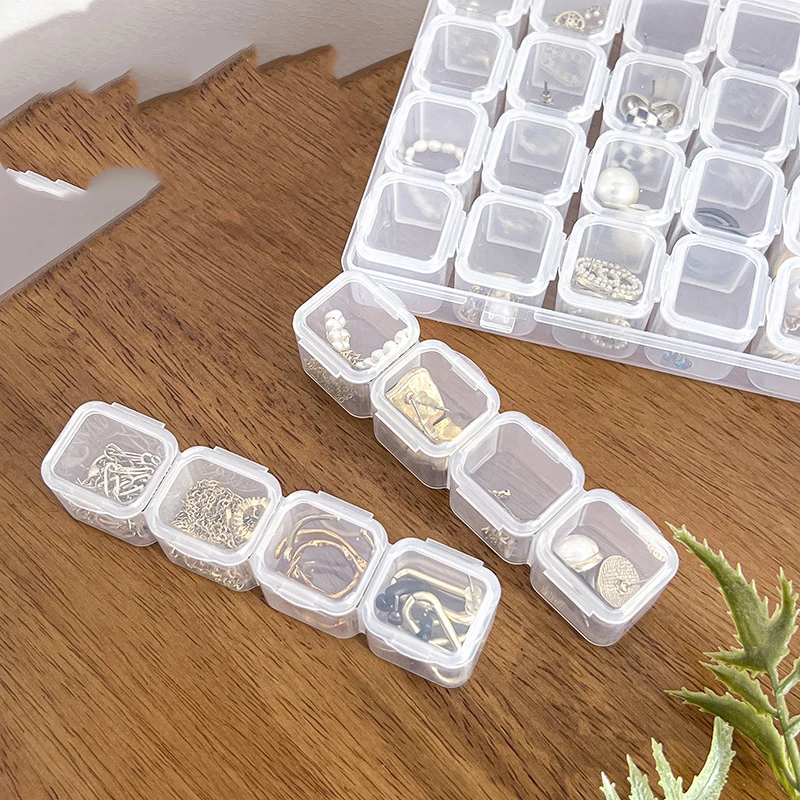 56/28Grid The Compact PP Storage Box Can Be Used To Store Beads Nail Tools and Empty Plastic Storage Containers