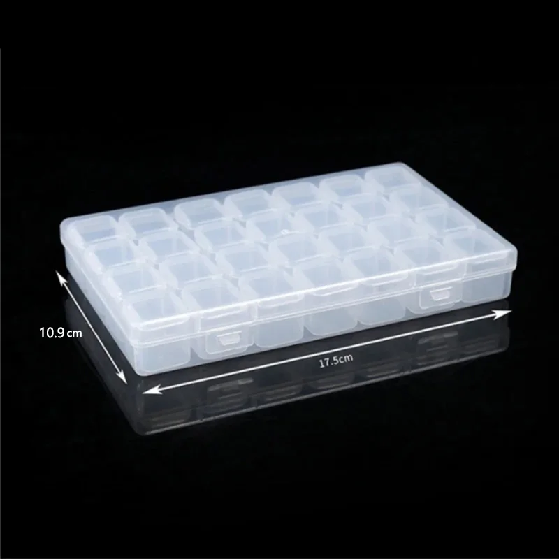 56/28Grid The Compact PP Storage Box Can Be Used To Store Beads Nail Tools and Empty Plastic Storage Containers