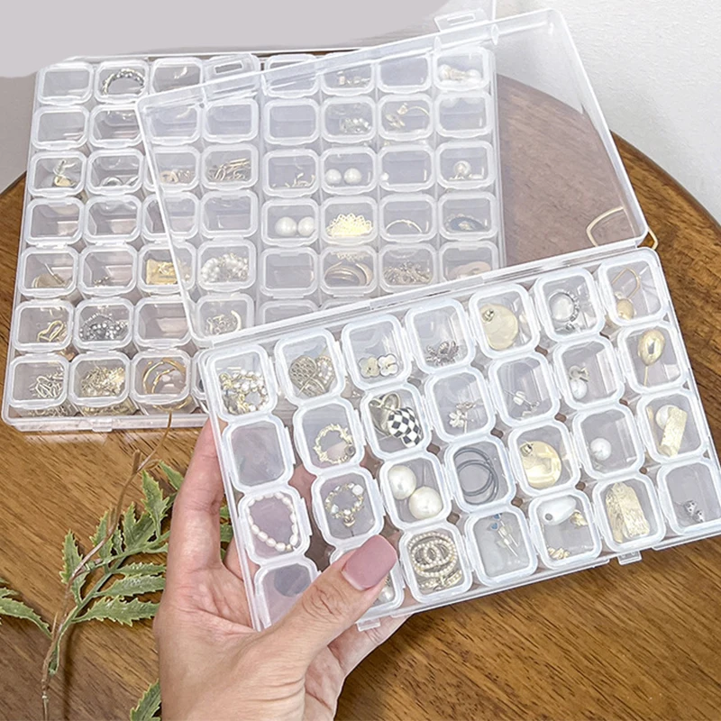 56/28Grid The Compact PP Storage Box Can Be Used To Store Beads Nail Tools and Empty Plastic Storage Containers