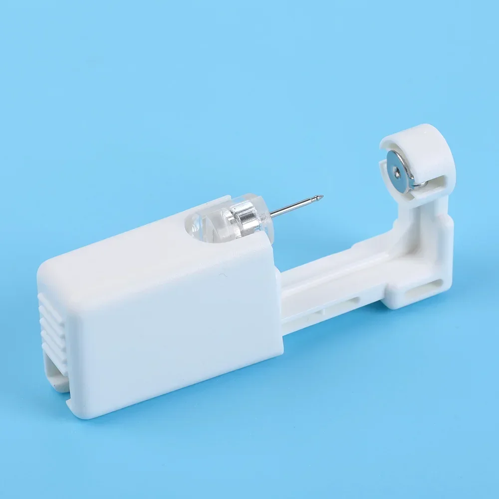 1-10pcs Safety Ear Piercing Gun Kit Women Men Disposable White Plastic Sterile Ear Piercing Device Fashion Simple Piercing Tools