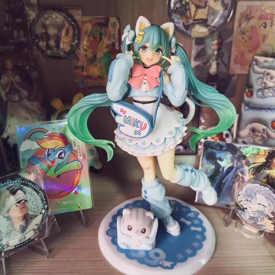 In Stock 19CM Hatsune Miku Fashion Series Fancy Ver. Kawaii Anime Miku Figures Kawai Girl Model Toys Desktop Decoration Toy Gift