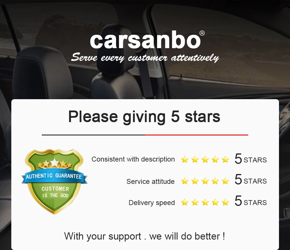 Carsanbo HD WIFI5 Night Vision Camera Car Wireless Waterproof Wifi Reversing Camera 5V USB/12V Support Android, IOS and Radio