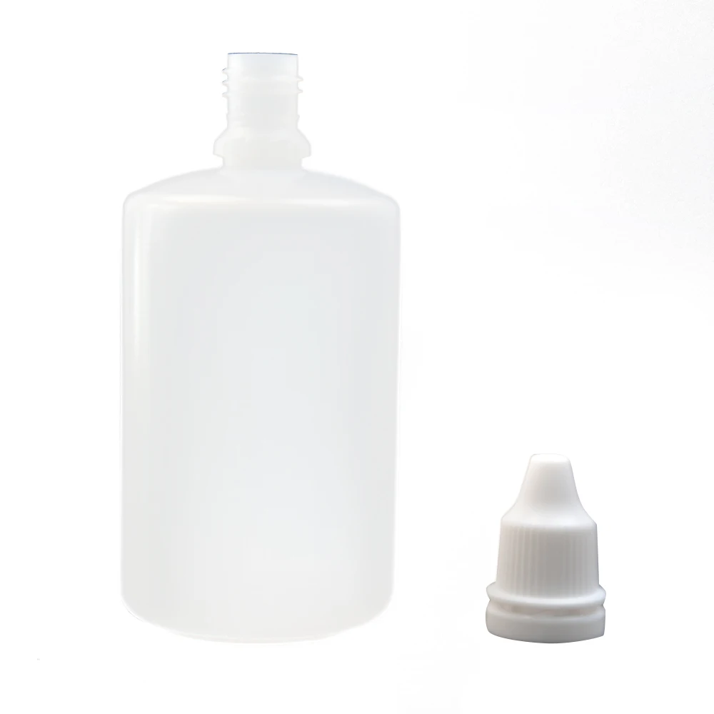 5PCS 5ML/10ML/15ML/20ML/30ML/50ML/100ML Empty Plastic Squeezable Dropper Bottles Eye Liquid Dropper Refillable Bottles
