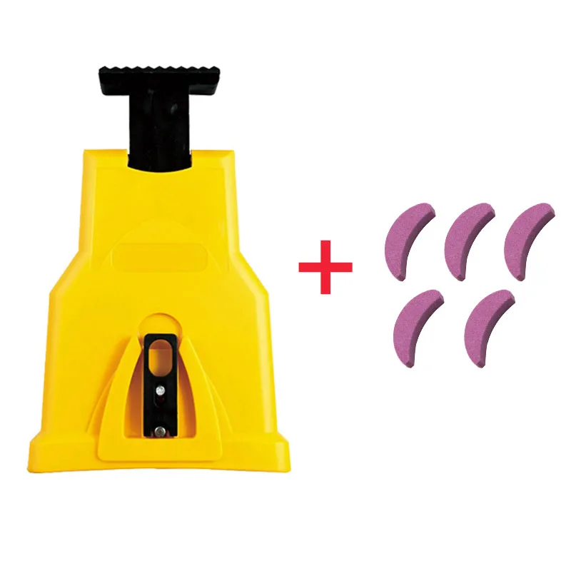 Quality Chainsaw Teeth Sharpener Portable Sharpen Chain Saw Bar-Mount Fast Grinding Sharpening Chainsaw Chain Woodworking Tools