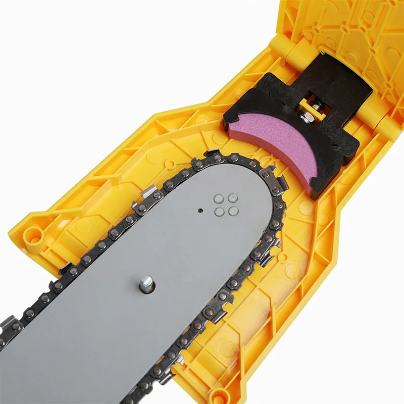 Quality Chainsaw Teeth Sharpener Portable Sharpen Chain Saw Bar-Mount Fast Grinding Sharpening Chainsaw Chain Woodworking Tools