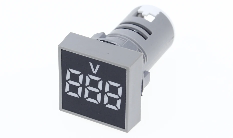 22MM 0-100A Digital Ammeter Current Meter/Voltage Meters Indicator Led Lamp Square Signal Light