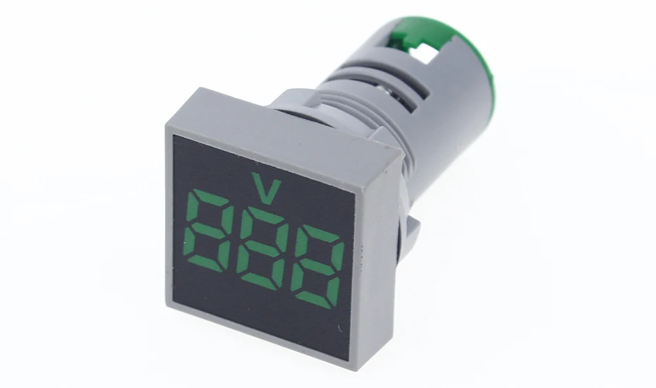 22MM 0-100A Digital Ammeter Current Meter/Voltage Meters Indicator Led Lamp Square Signal Light