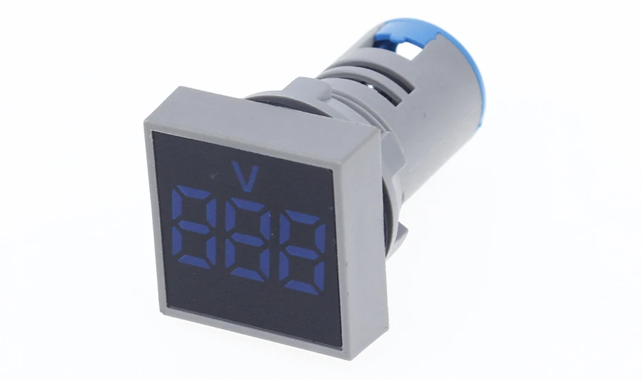 22MM 0-100A Digital Ammeter Current Meter/Voltage Meters Indicator Led Lamp Square Signal Light