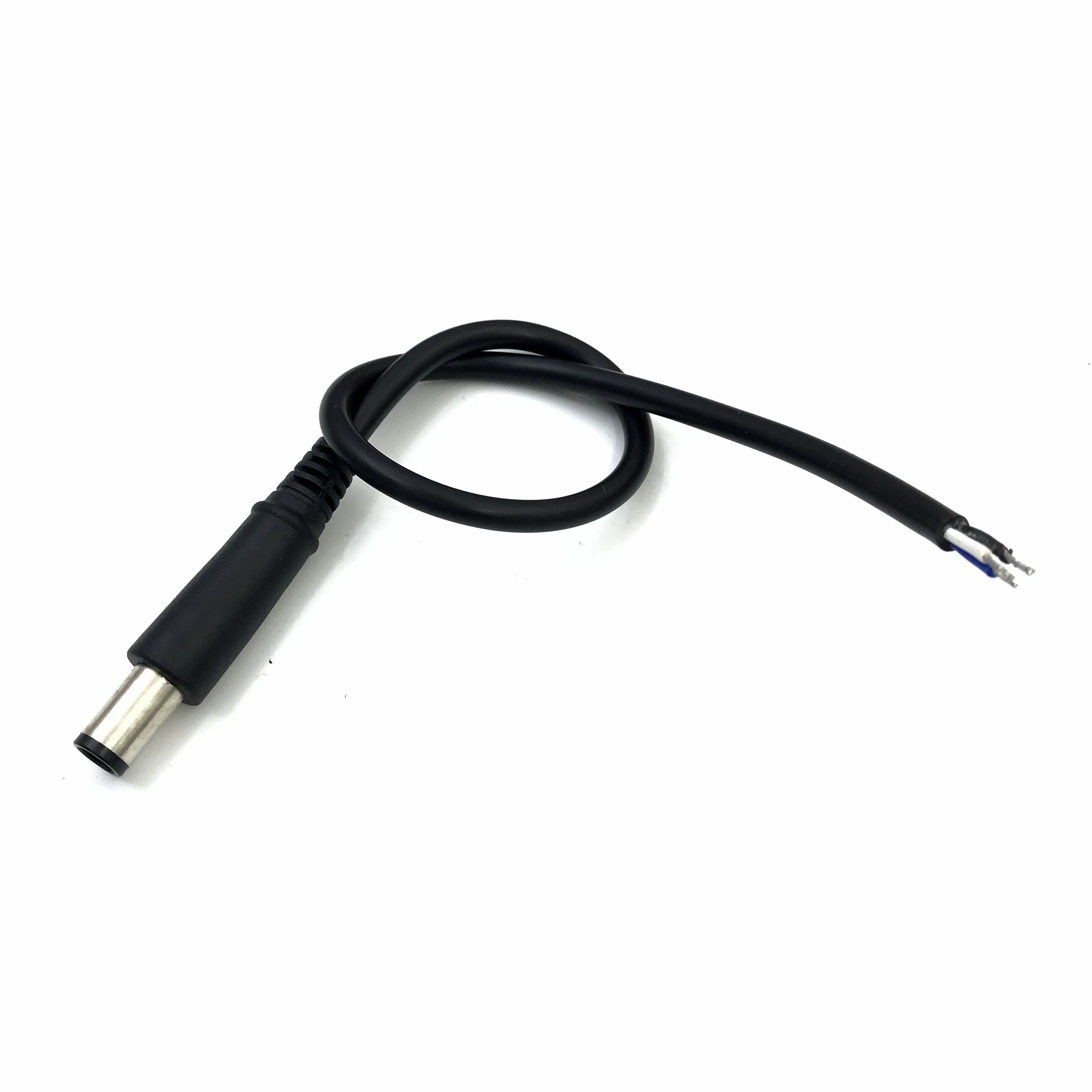DC repair cable 7.4*5.0mm Power Plug Socket Connector with pin For hp /Dell 30cm For Notebook PC Charger 2pin 3pin 20Awg 18AWG