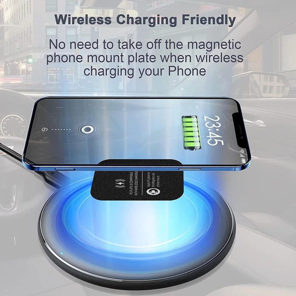 Universal Metal Plate Disk Sheets For Wireless Charger Magnet Plate Disk For Mobile Phone Holder Car Wireless Phone Holder Sheet