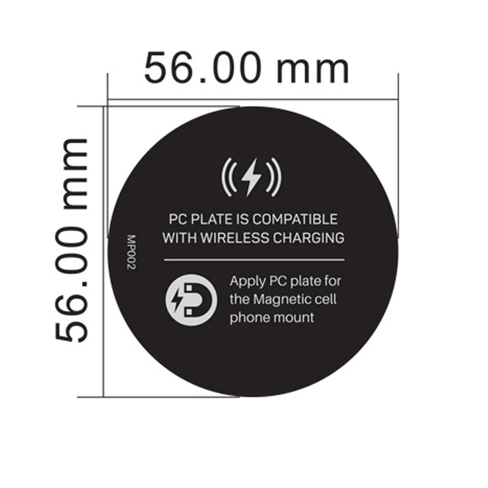 Universal Metal Plate Disk Sheets For Wireless Charger Magnet Plate Disk For Mobile Phone Holder Car Wireless Phone Holder Sheet