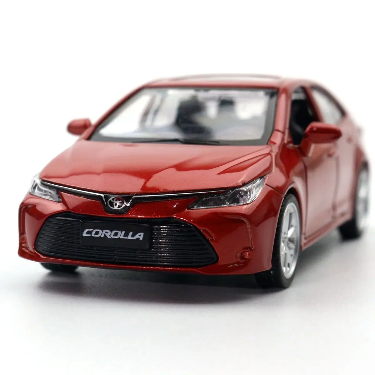 1/43 Toyota Corolla Hybrid Toy Car For Children Diecast Metal 1:43 Miniature Model Pull Back Educational Collection Gift Boys