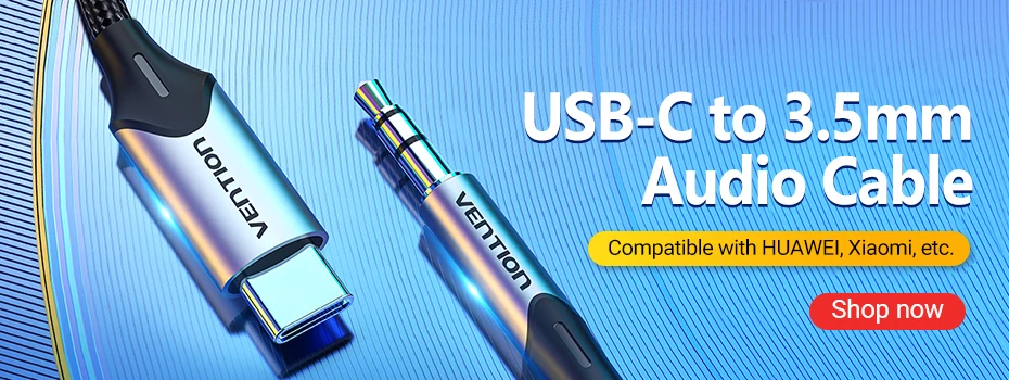 Vention Sound Card USB to 3.5mm Audio Interface Adapter External Sound Card for PC Laptop PS4 Headset Microphone USB Sound Card