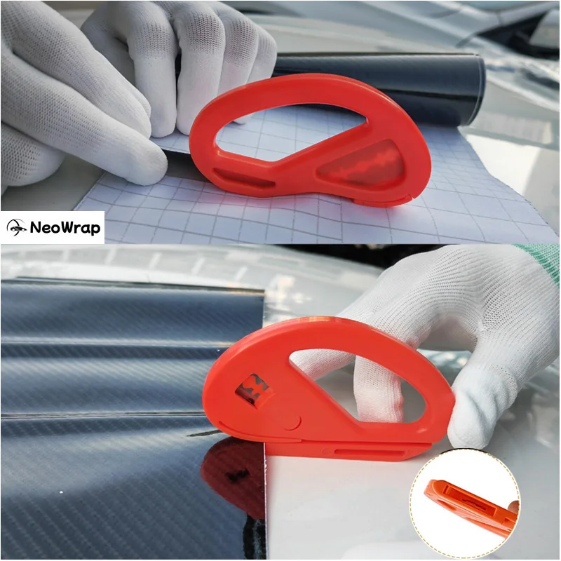 Car Vinyl Wrap Tool Kits Covering Vinyl Spatula Foiling Set Scraper for Window Tint Wrapping Squeegee Tools Car Accessories