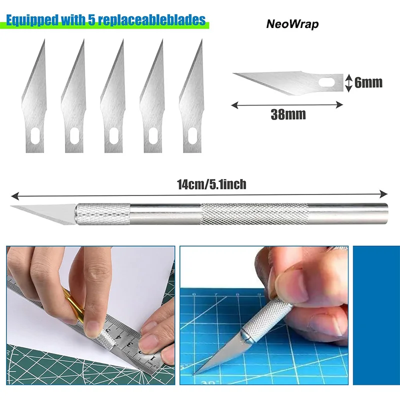 Car Vinyl Wrap Tool Kits Covering Vinyl Spatula Foiling Set Scraper for Window Tint Wrapping Squeegee Tools Car Accessories