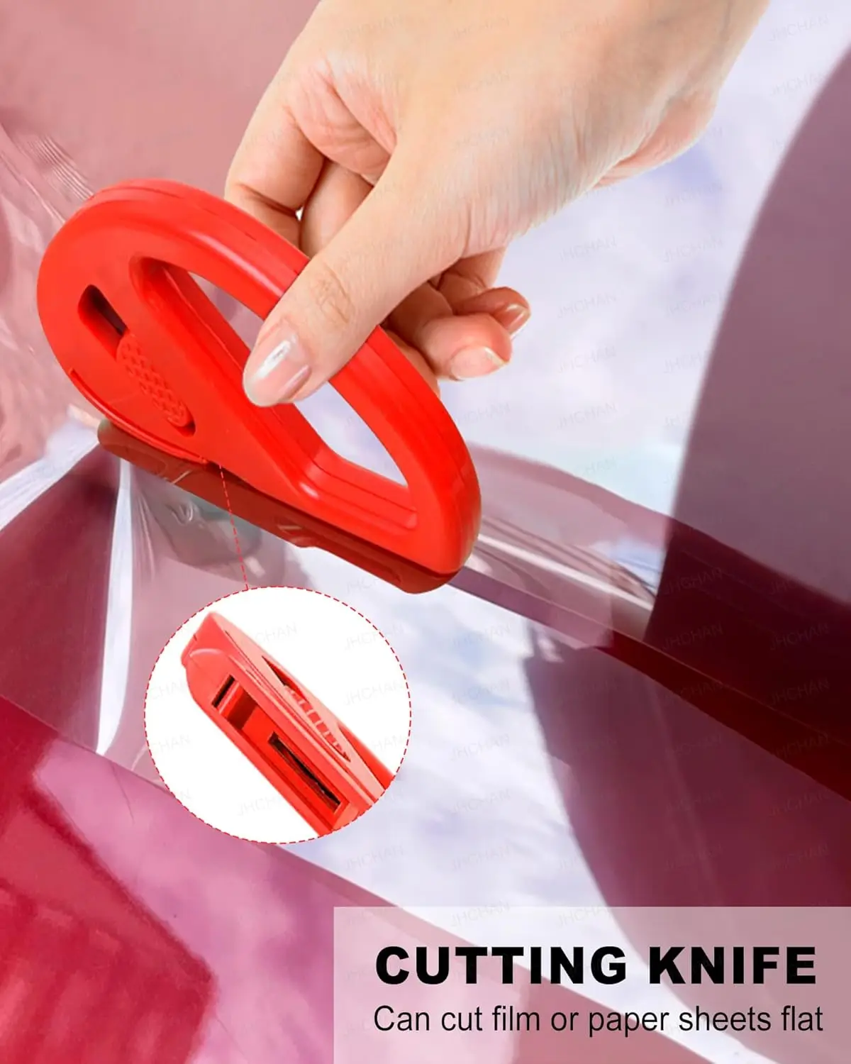 Car Vinyl Wrap Tool Kits Covering Vinyl Spatula Foiling Set Scraper for Window Tint Wrapping Squeegee Tools Car Accessories